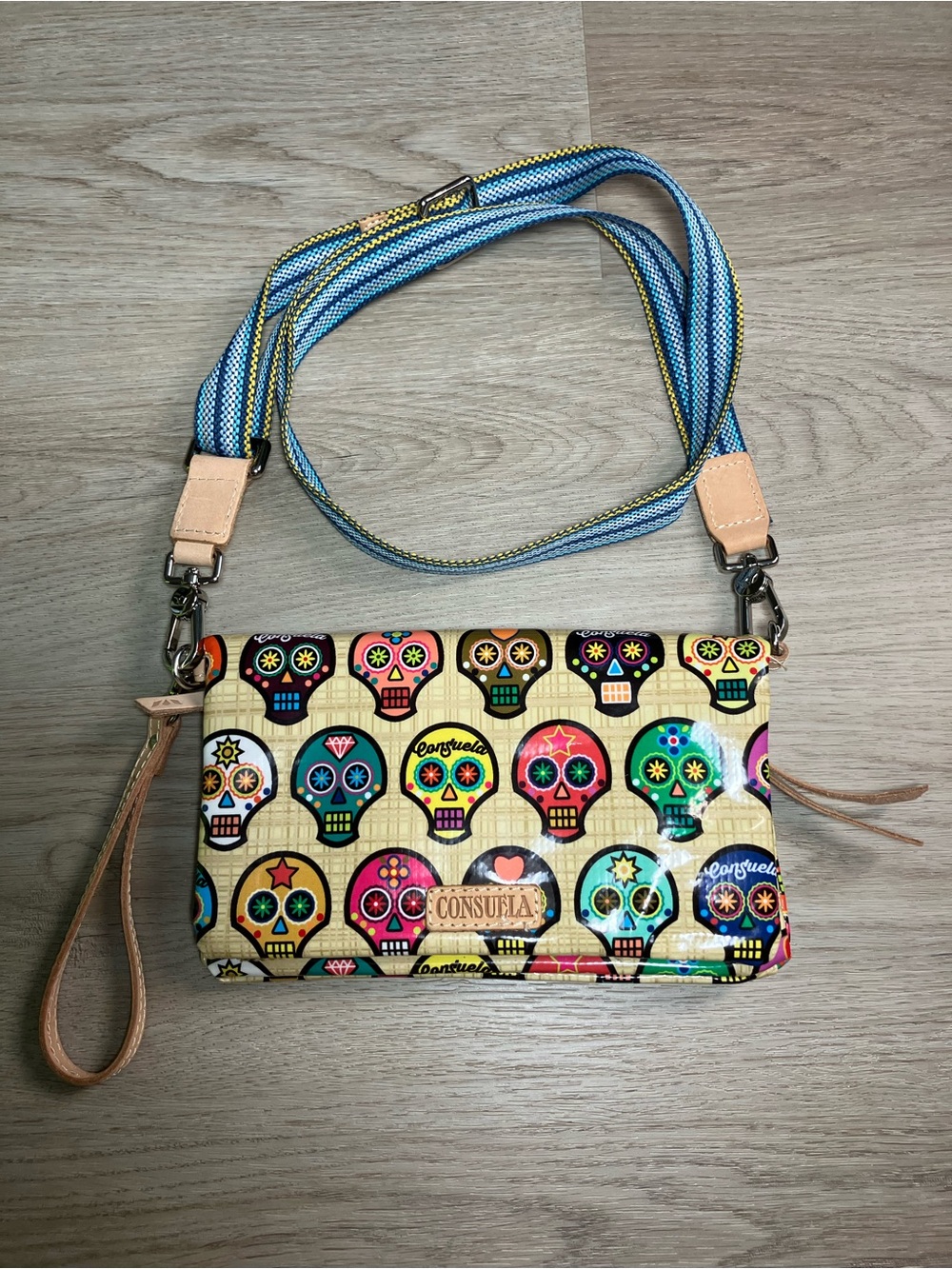 Consuela Sug Uptown Crossbody Bag Sugar Skulls